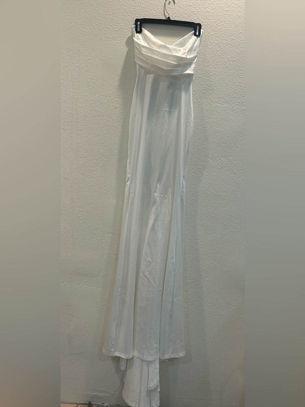 Fashion Nova White Strapless Maxi Skirt